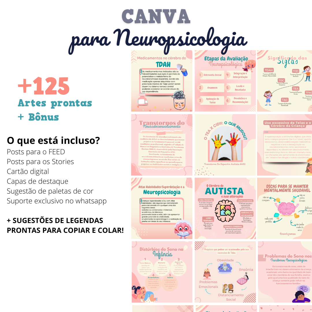 Canva Pack Neuropsicologia